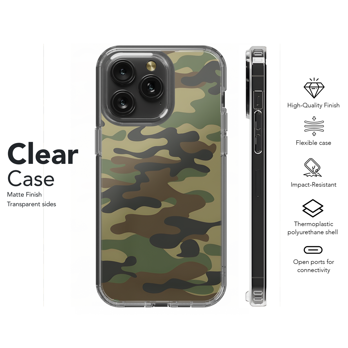 Camouflage Phone Case iPhone Samsung Cover Pixel 2196 - Image 8