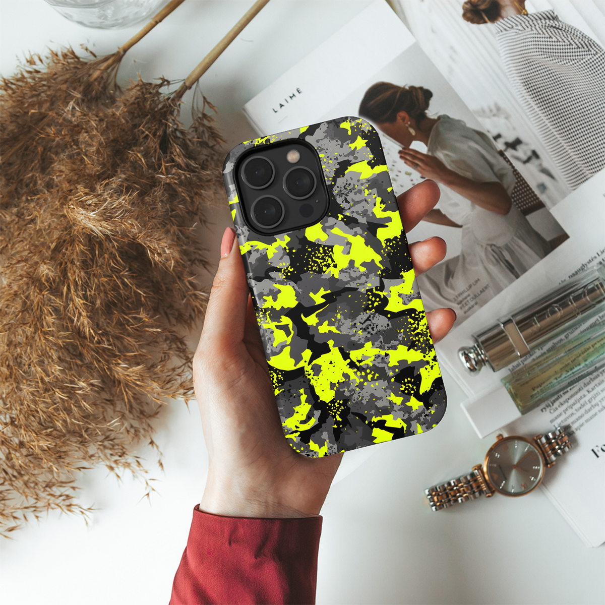 Camouflage Phone Case iPhone Samsung Cover Pixel 2545 - Image 4