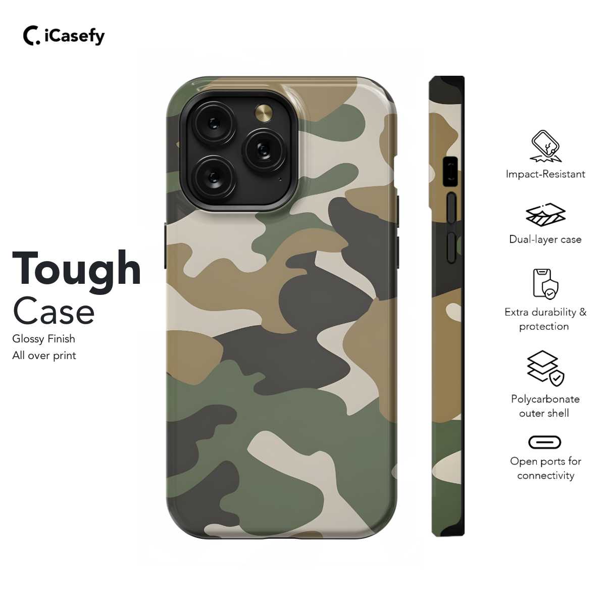 Camouflage Phone Case iPhone Samsung Pixel & More 58 - Image 5