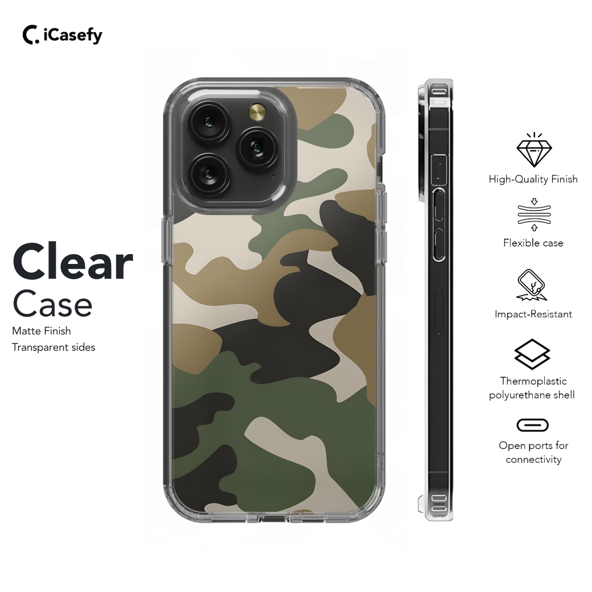 Camouflage Phone Case iPhone Samsung Pixel & More 58 - Image 7