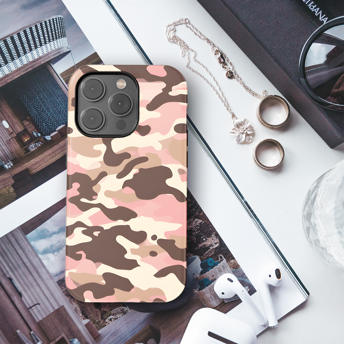 Camouflage Seamless Pattern Phone Case iPhone Samsung Cover Pixel 2200 - Image 3