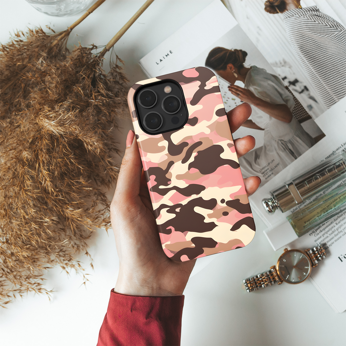 Camouflage Seamless Pattern Phone Case iPhone Samsung Cover Pixel 2200 - Image 4