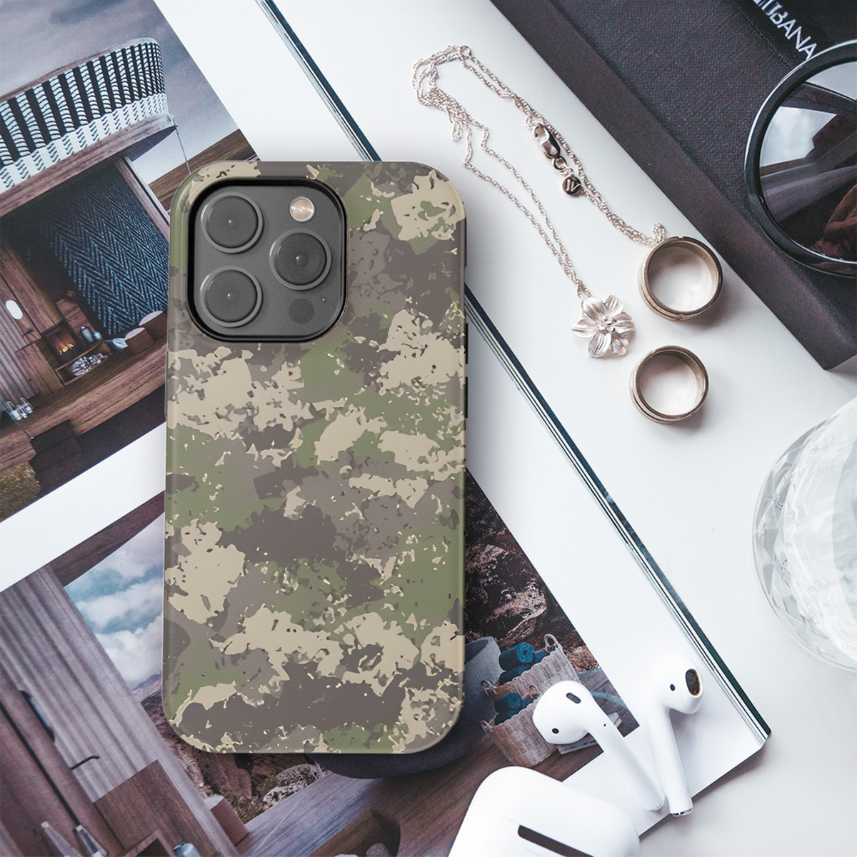 Camouflage Seamless Phone Case iPhone Samsung Cover Pixel 2215 - Image 3