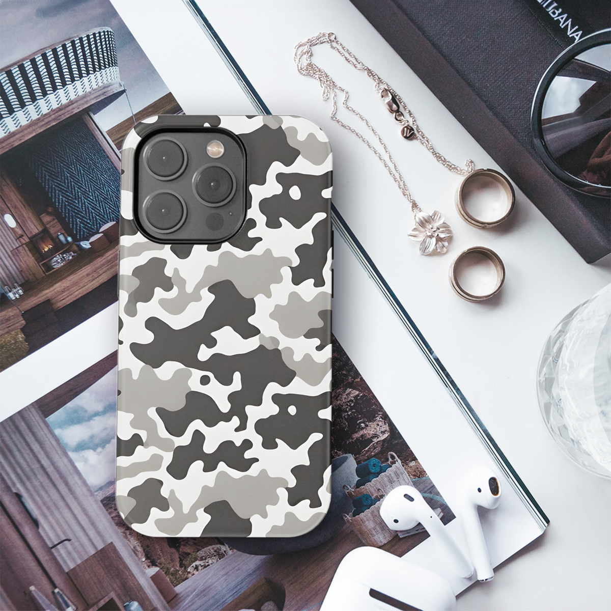 Camouflage Shapes Phone Case iPhone Samsung Cover Pixel 2889 - Image 3