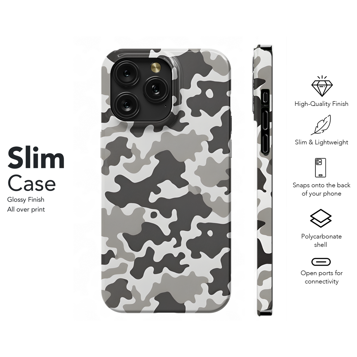 Camouflage Shapes Phone Case iPhone Samsung Cover Pixel 2889 - Image 7