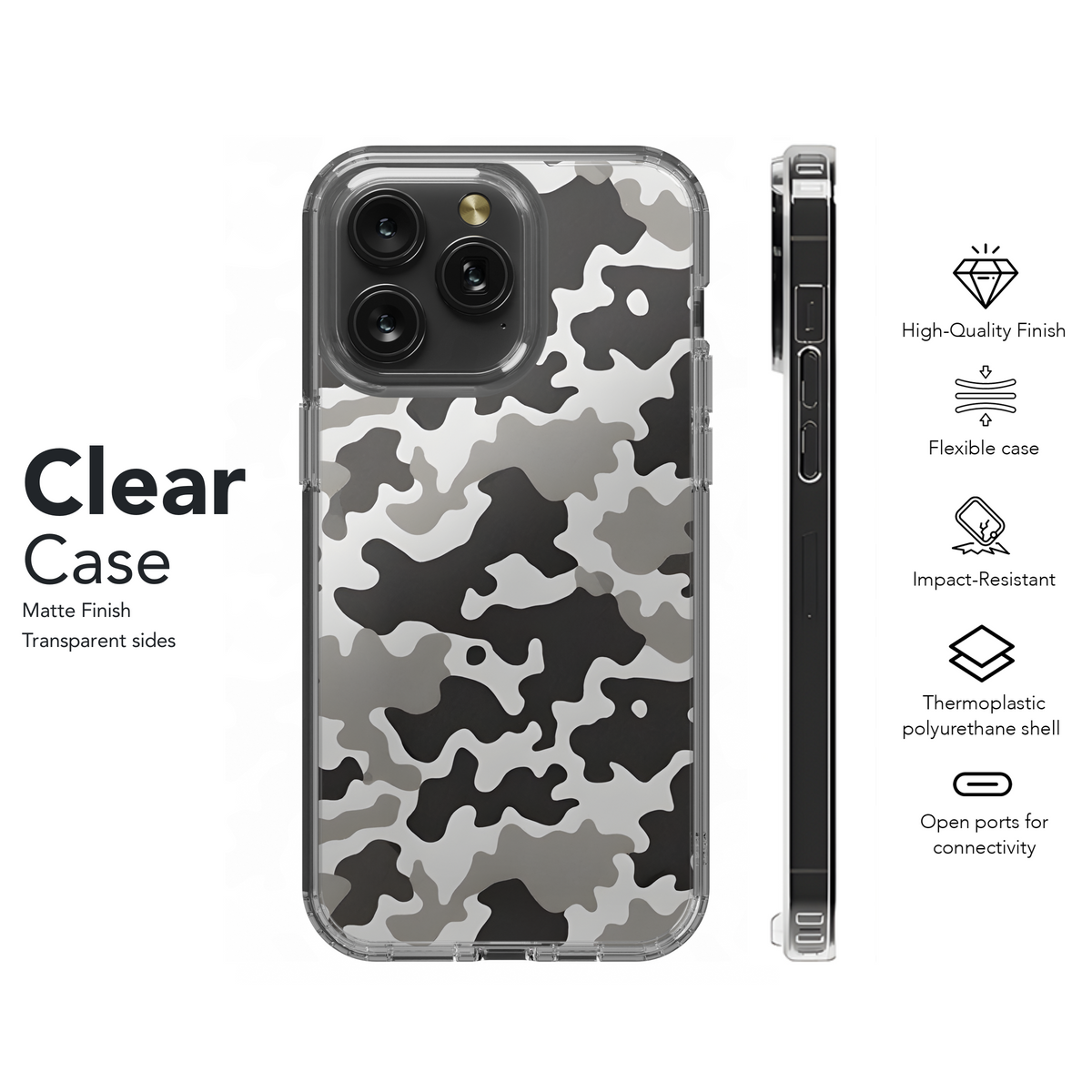 Camouflage Shapes Phone Case iPhone Samsung Cover Pixel 2889 - Image 8