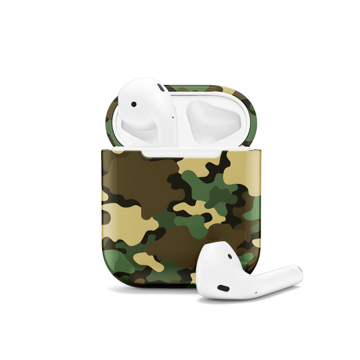 Camouflage Texture Pattern AirPods Case AirPods Pro AirPods Pro 2 AirPods 3 AirPods 2 Glossy 2198 - Image 1