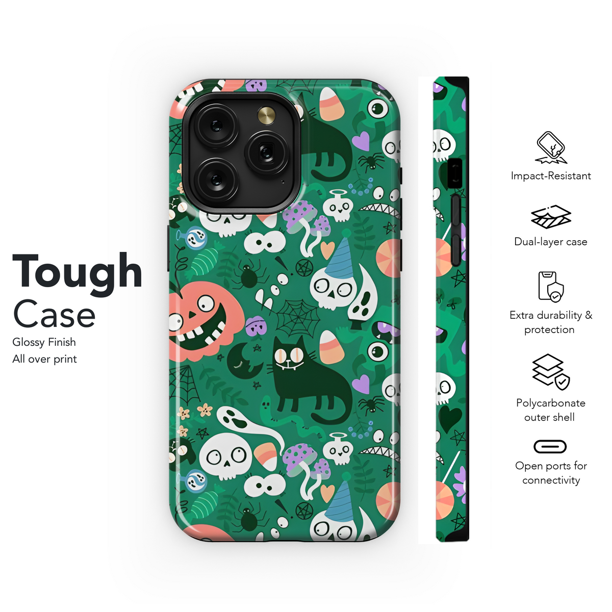 Cartoon Halloween Phone Case iPhone Samsung Cover Pixel 3182 - Image 6