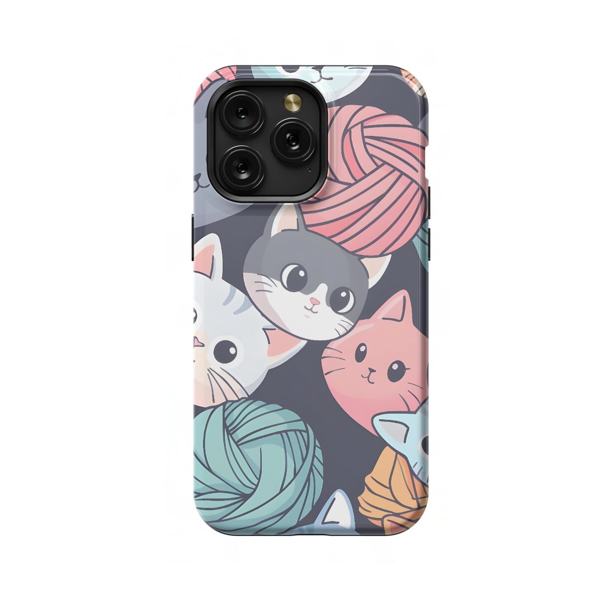 Cat Kawaii Phone Case iPhone Samsung Pixel & More 483 - Image 1