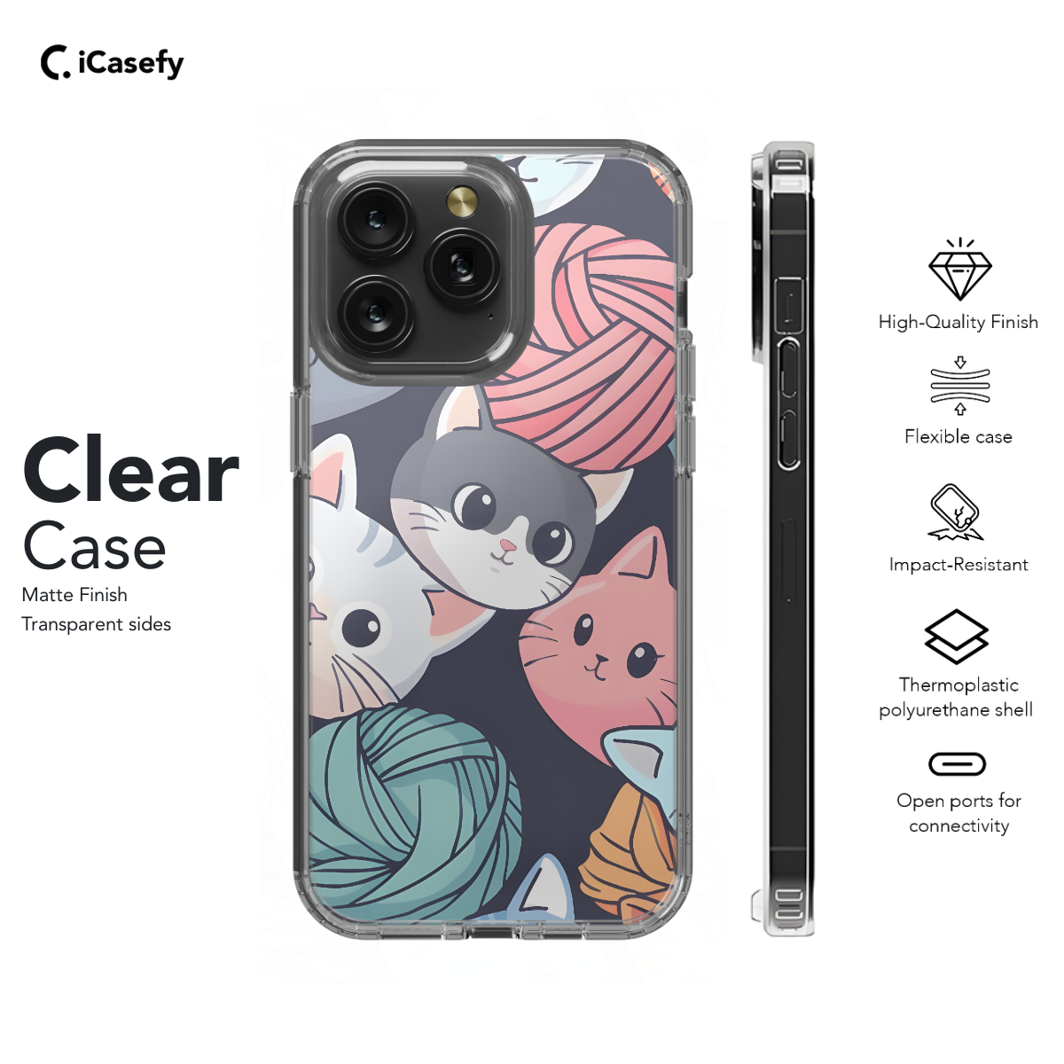 Cat Kawaii Phone Case iPhone Samsung Pixel & More 483 - Image 7