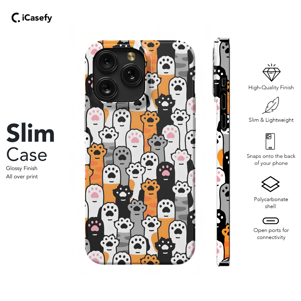 Cat Paw Phone Case iPhone Samsung Pixel & More 180 - Image 6