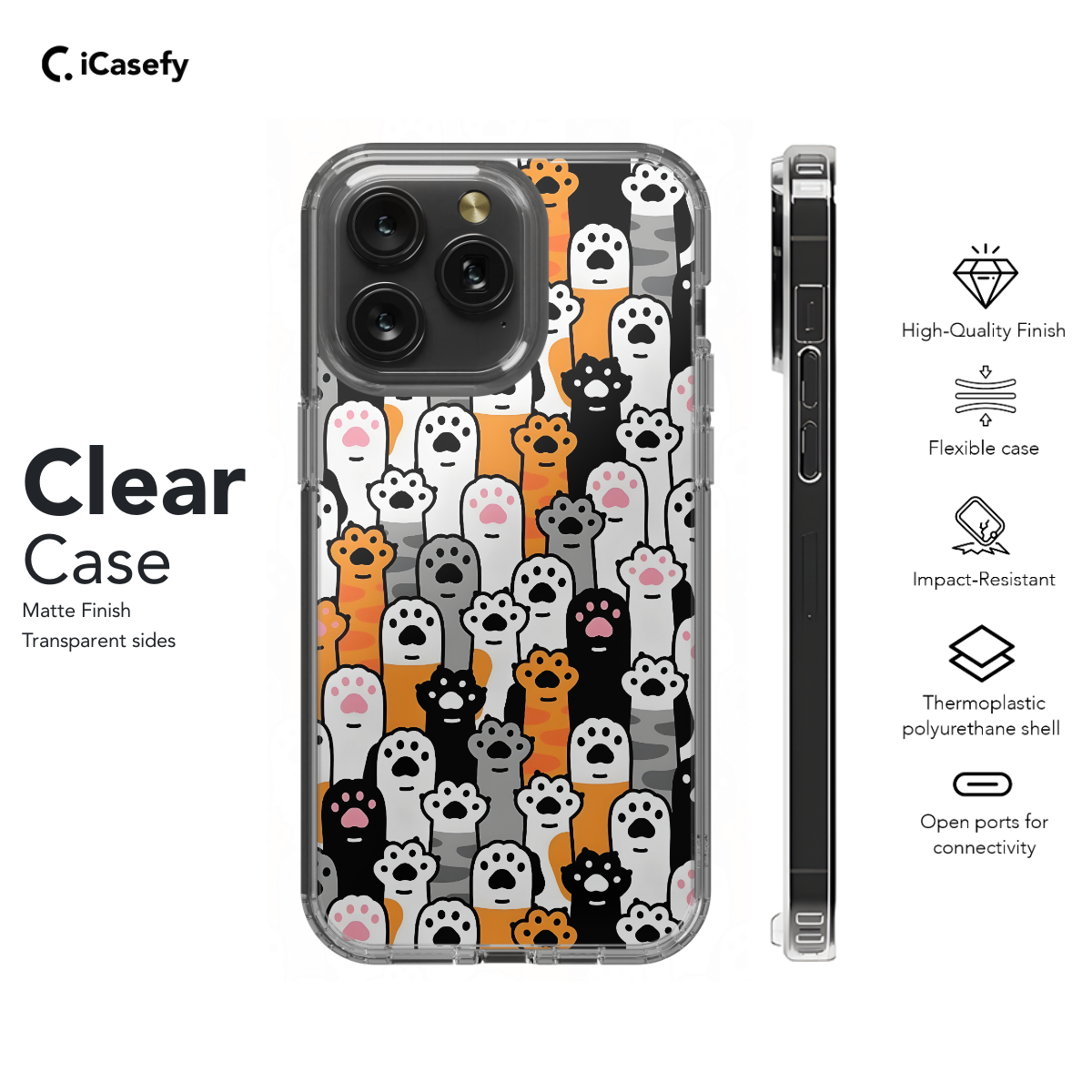 Cat Paw Phone Case iPhone Samsung Pixel & More 180 - Image 7