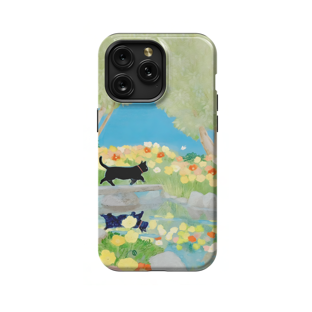 Cat Phone Case iPhone Samsung Cover Pixel 1257 - Image 1