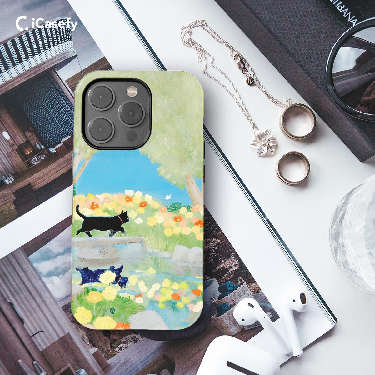 Cat Phone Case iPhone Samsung Cover Pixel 1257 - Image 3