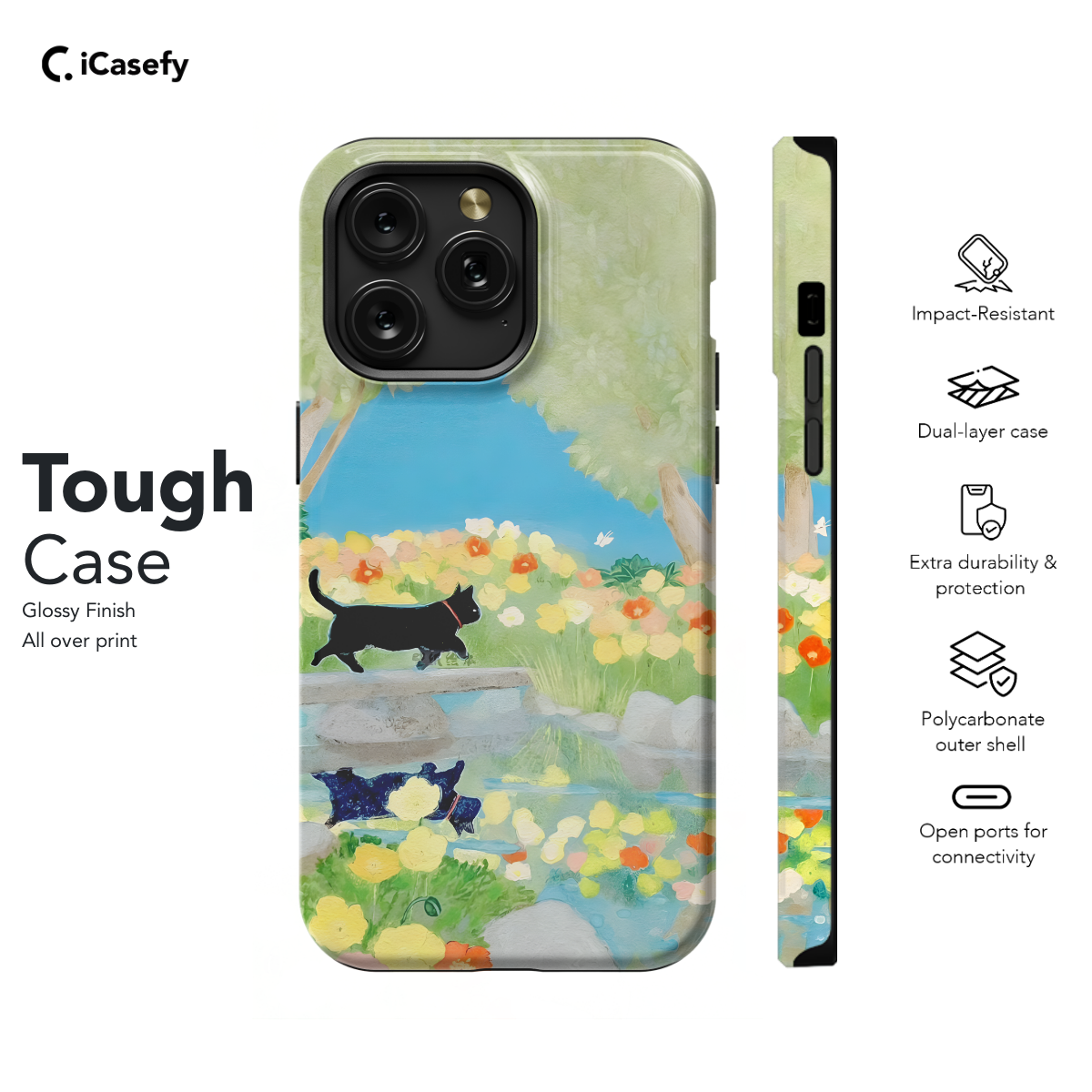 Cat Phone Case iPhone Samsung Cover Pixel 1257 - Image 5