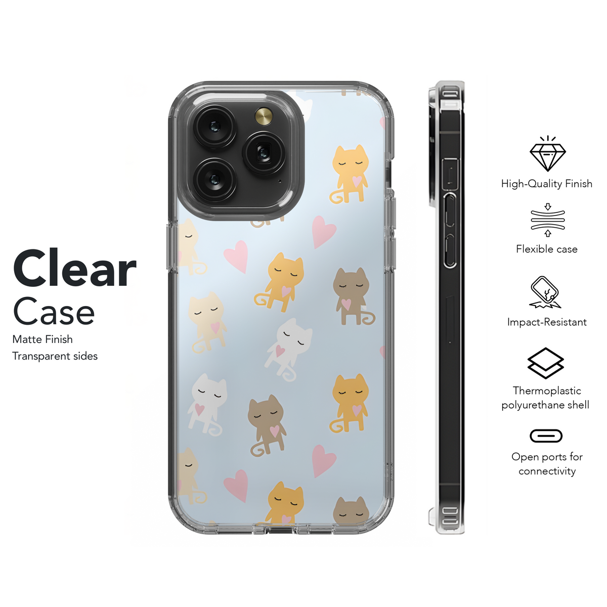 Cat Phone Case iPhone Samsung Cover Pixel 2653 - Image 8