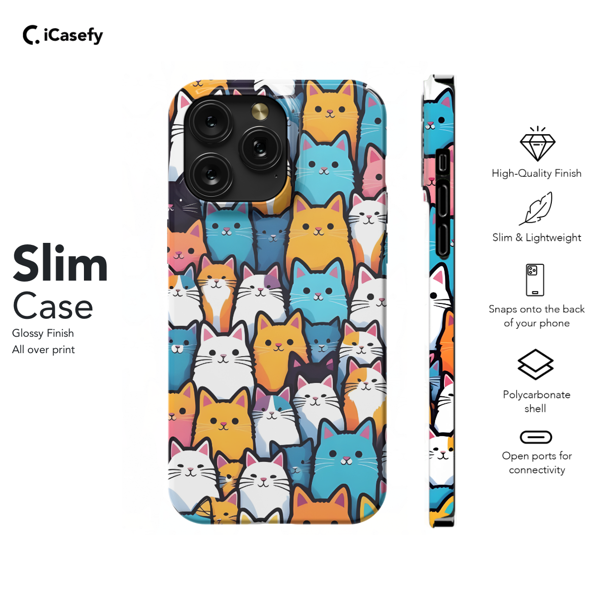 Cats Phone Case iPhone Samsung Pixel & More 179 - Image 6