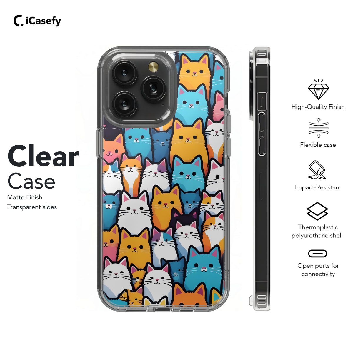 Cats Phone Case iPhone Samsung Pixel & More 179 - Image 7