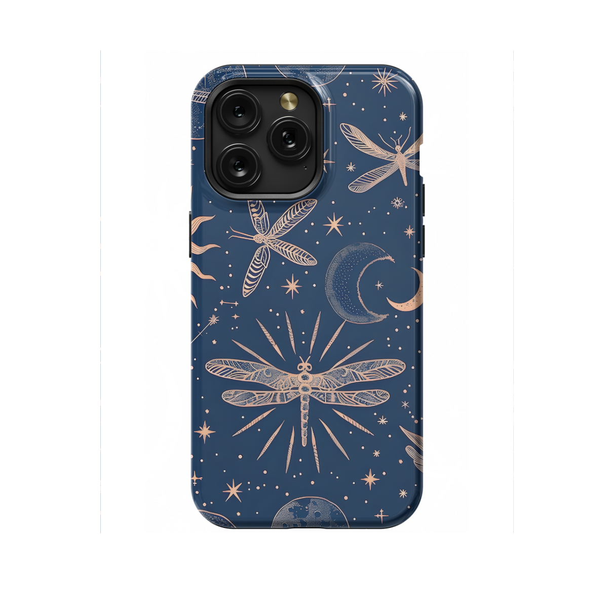 Celestial Butterfly Stars Moons and Planets Phone Case iPhone Samsung Cover Pixel 1424 - Image 1