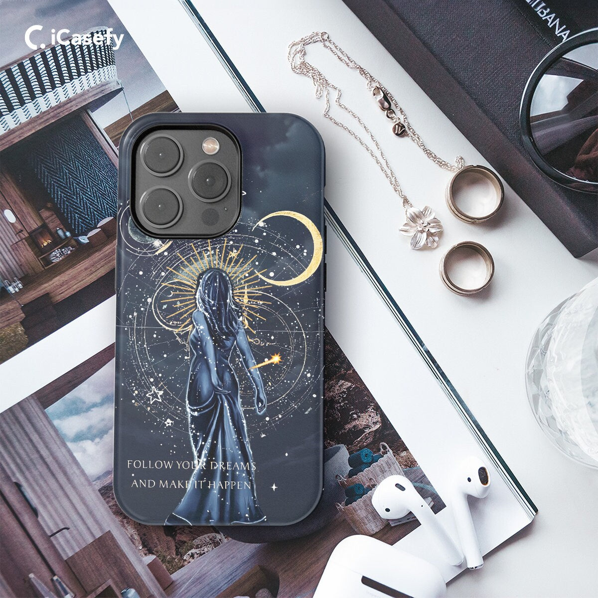 Celestial Dreams Phone Case Astrology Stars Cover - Image 2