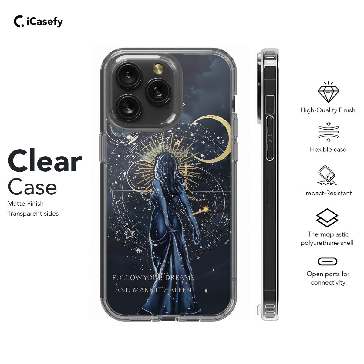 Celestial Dreams Phone Case Astrology Stars Cover - Image 4