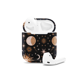 Celestial Night Moon and Starts Sun AirPods Case AirPods Pro AirPods Pro 2 AirPods 3 AirPods 2 Glossy 1392 - Image 1
