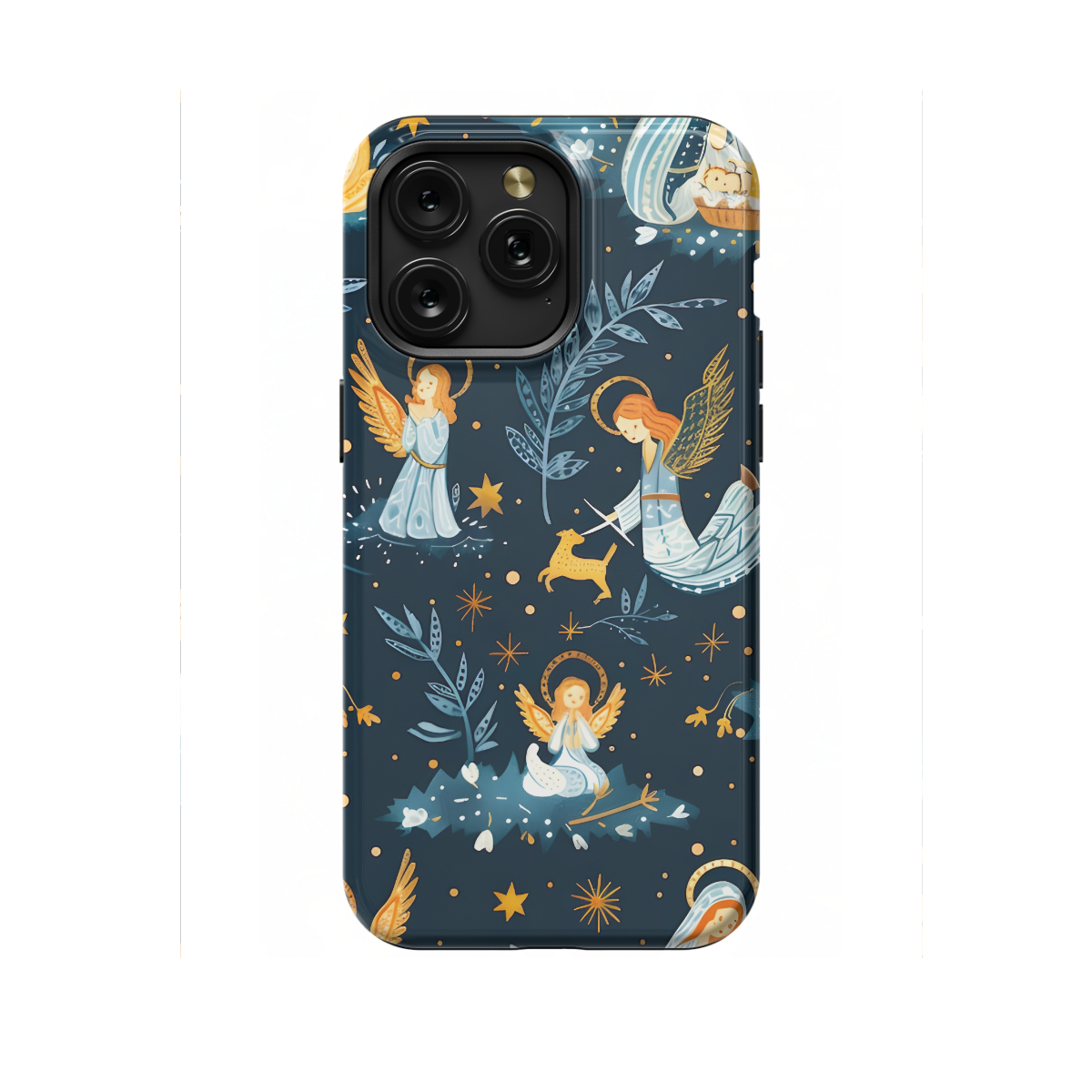 Celestial Night Sky Angels Christian Phone Case iPhone Samsung Cover Pixel 1175 - Image 1