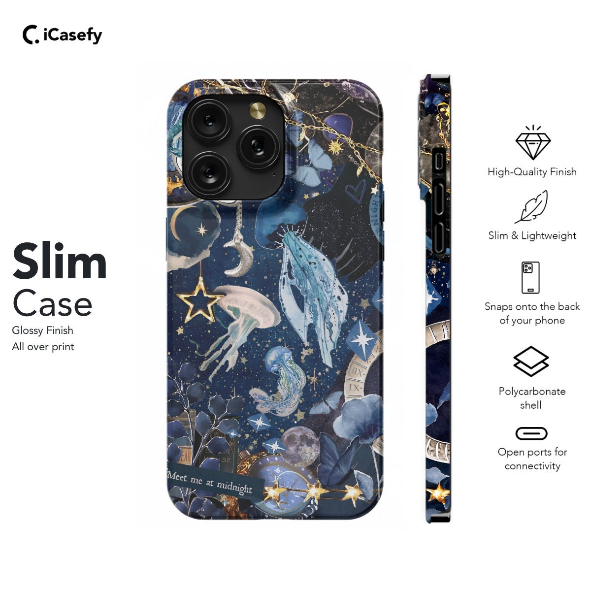 Celestial Sea Phone Case Astrology Stars Cover - Image 5