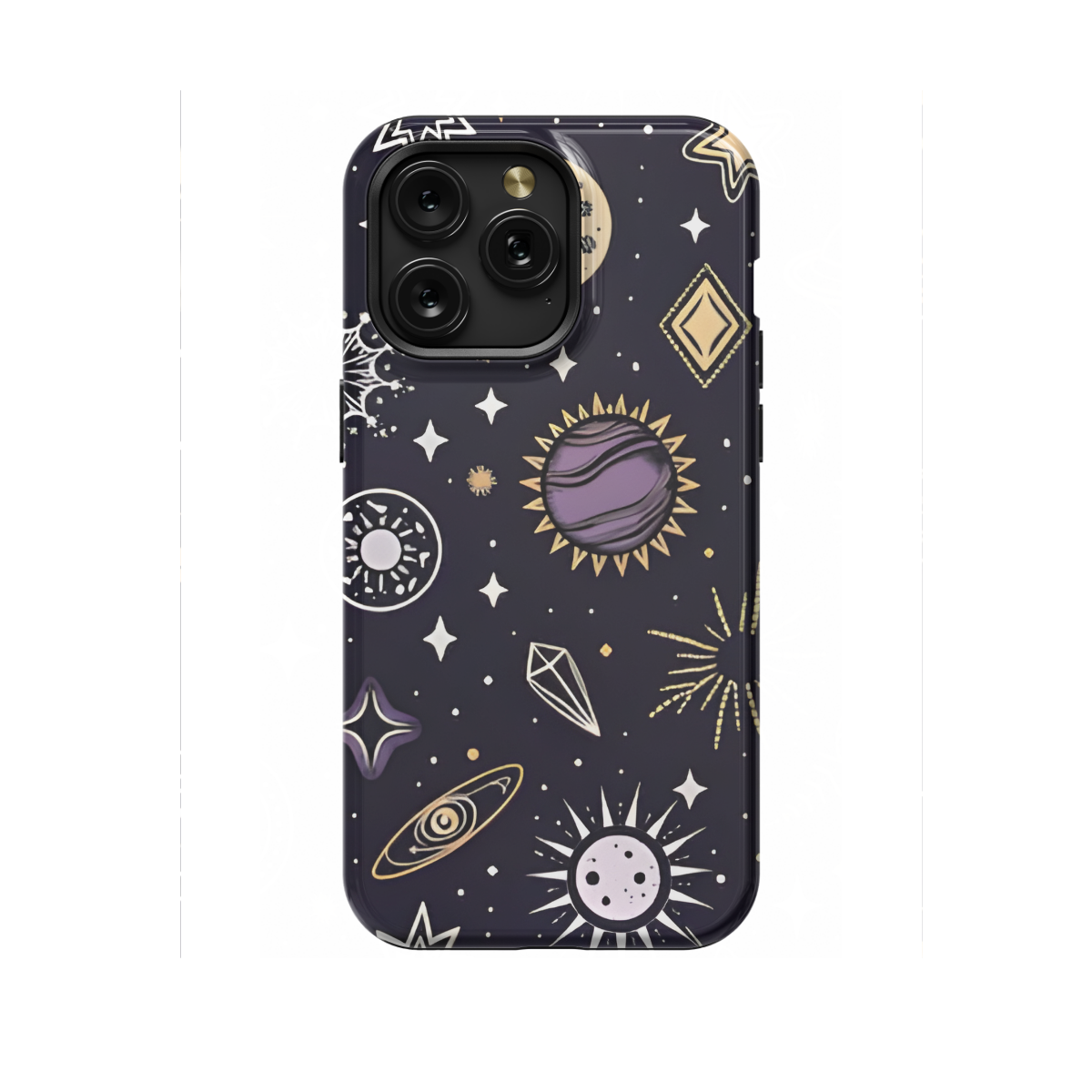 Celestial Stars Moons and Planets Phone Case iPhone Samsung Cover Pixel 1430 - Image 1