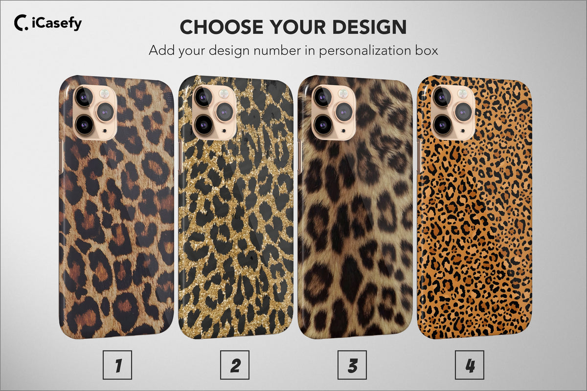 Cheetah Print Phone Case Animal Leopard Leon Cover - Image 1