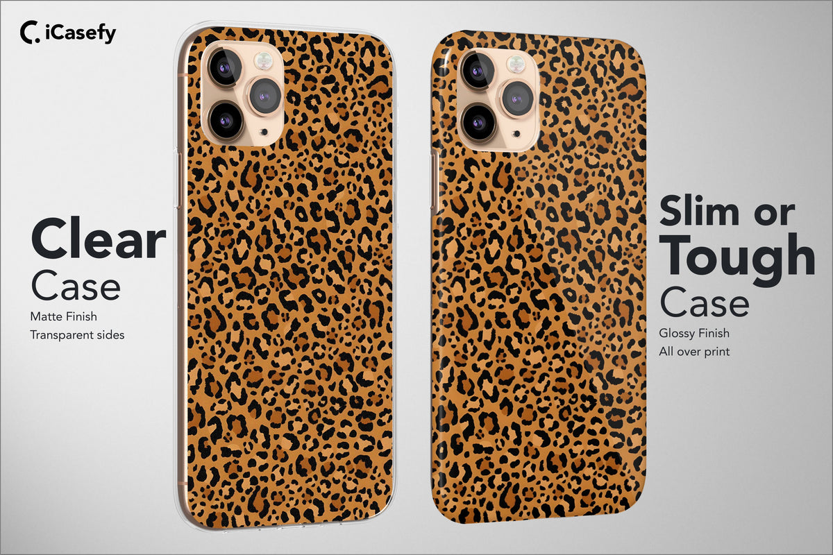 Cheetah Print Phone Case Animal Leopard Leon Cover - Image 5