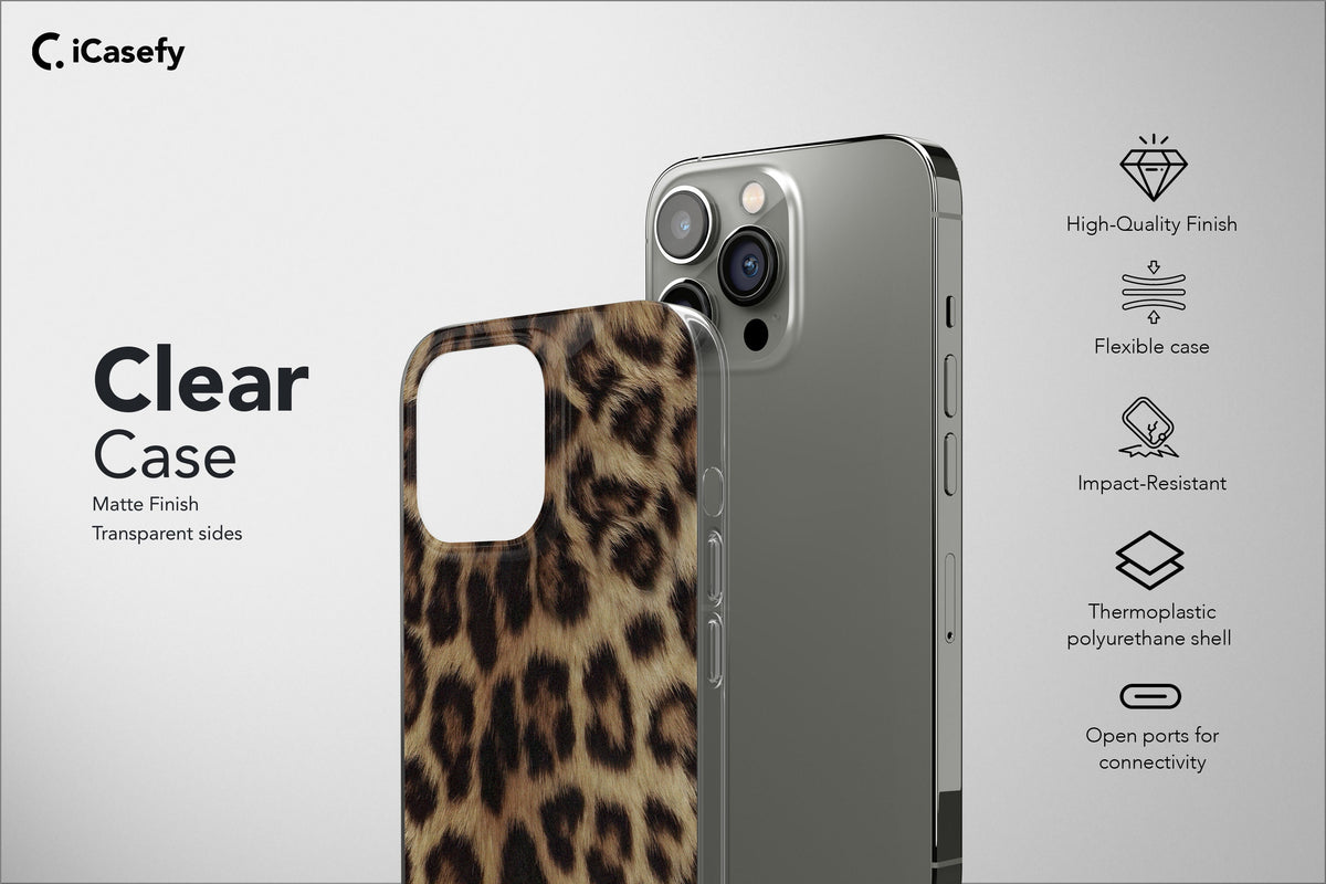 Cheetah Print Phone Case Animal Leopard Leon Cover - Image 6