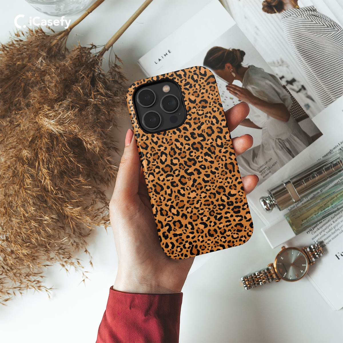 Cheetah Print Phone Case iPhone Samsung Pixel & More 183 - Image 2