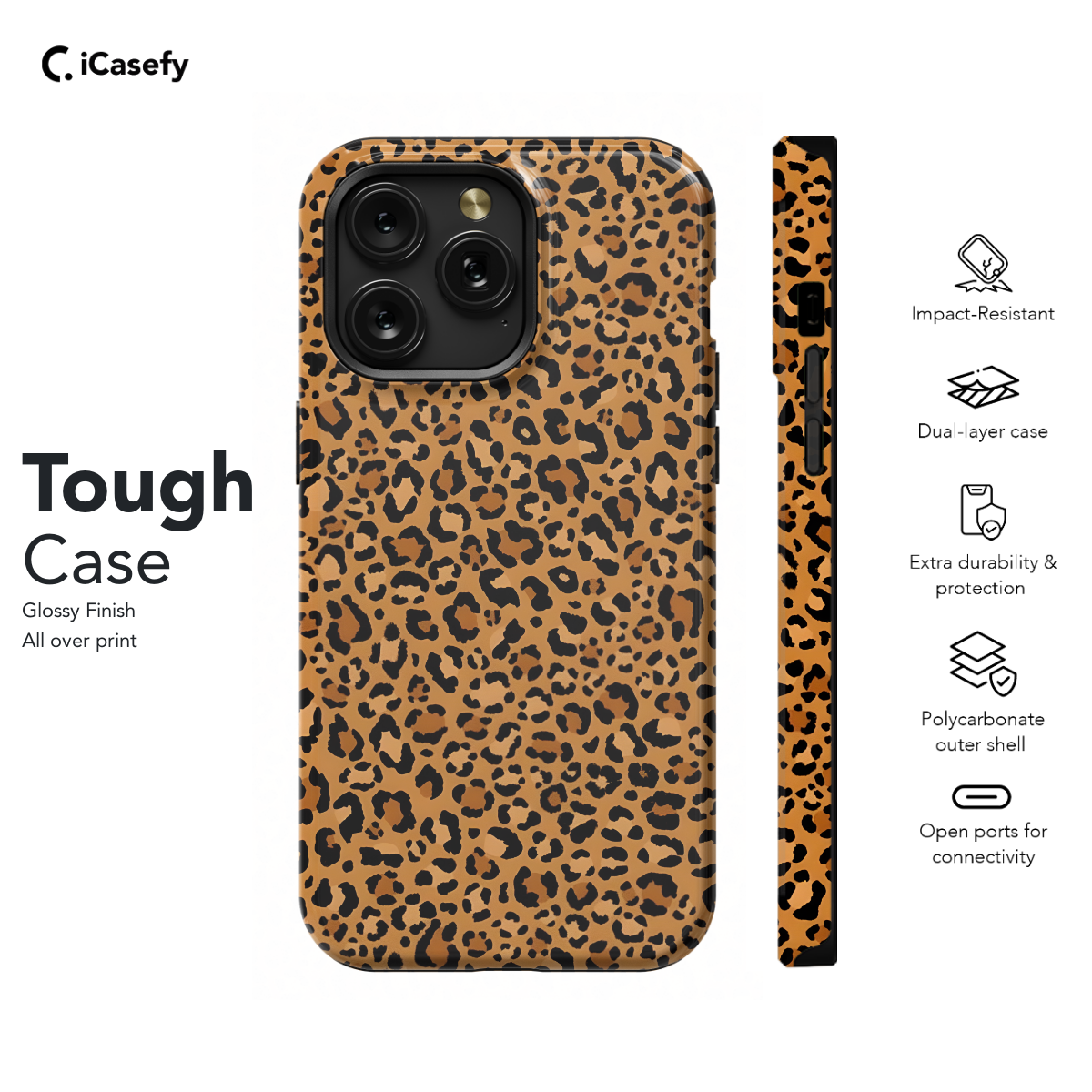 Cheetah Print Phone Case iPhone Samsung Pixel & More 183 - Image 5