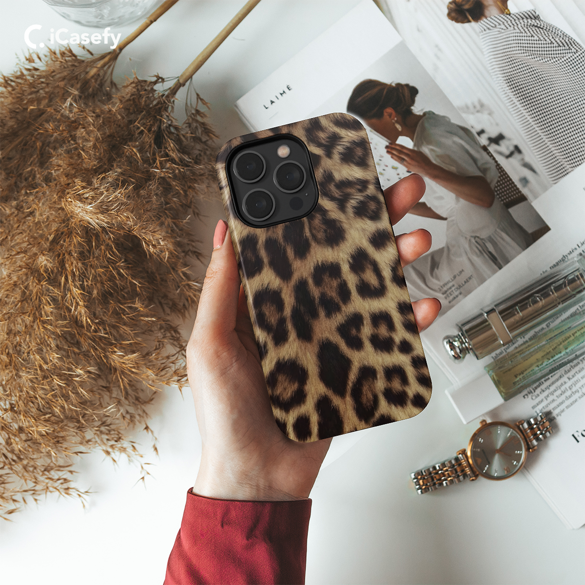 Cheetah Print Phone Case iPhone Samsung Pixel & More 184 - Image 2