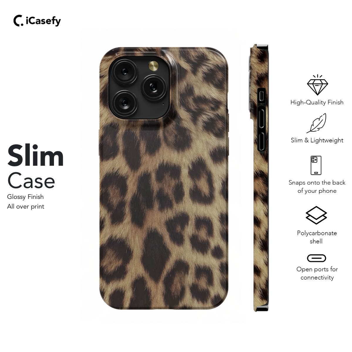 Cheetah Print Phone Case iPhone Samsung Pixel & More 184 - Image 6