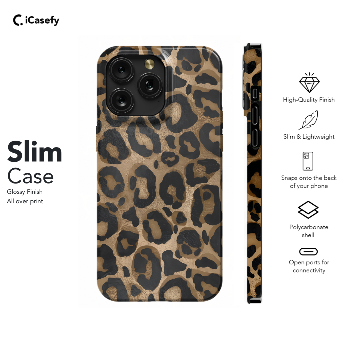 Cheetah Print Phone Case iPhone Samsung Pixel & More 185 - Image 6