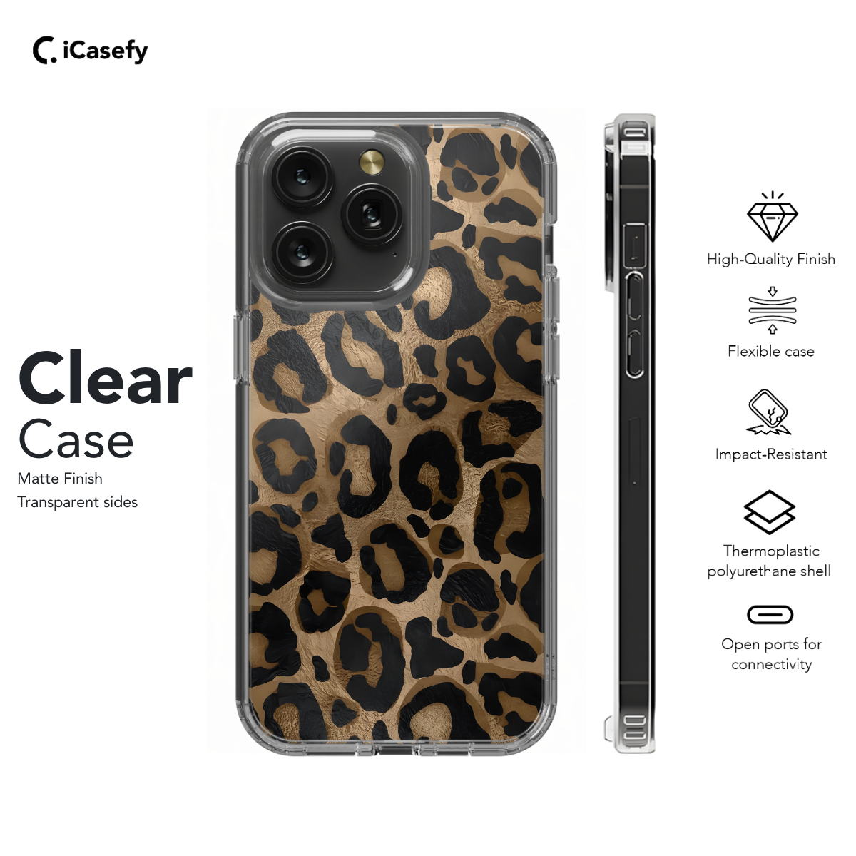 Cheetah Print Phone Case iPhone Samsung Pixel & More 185 - Image 7