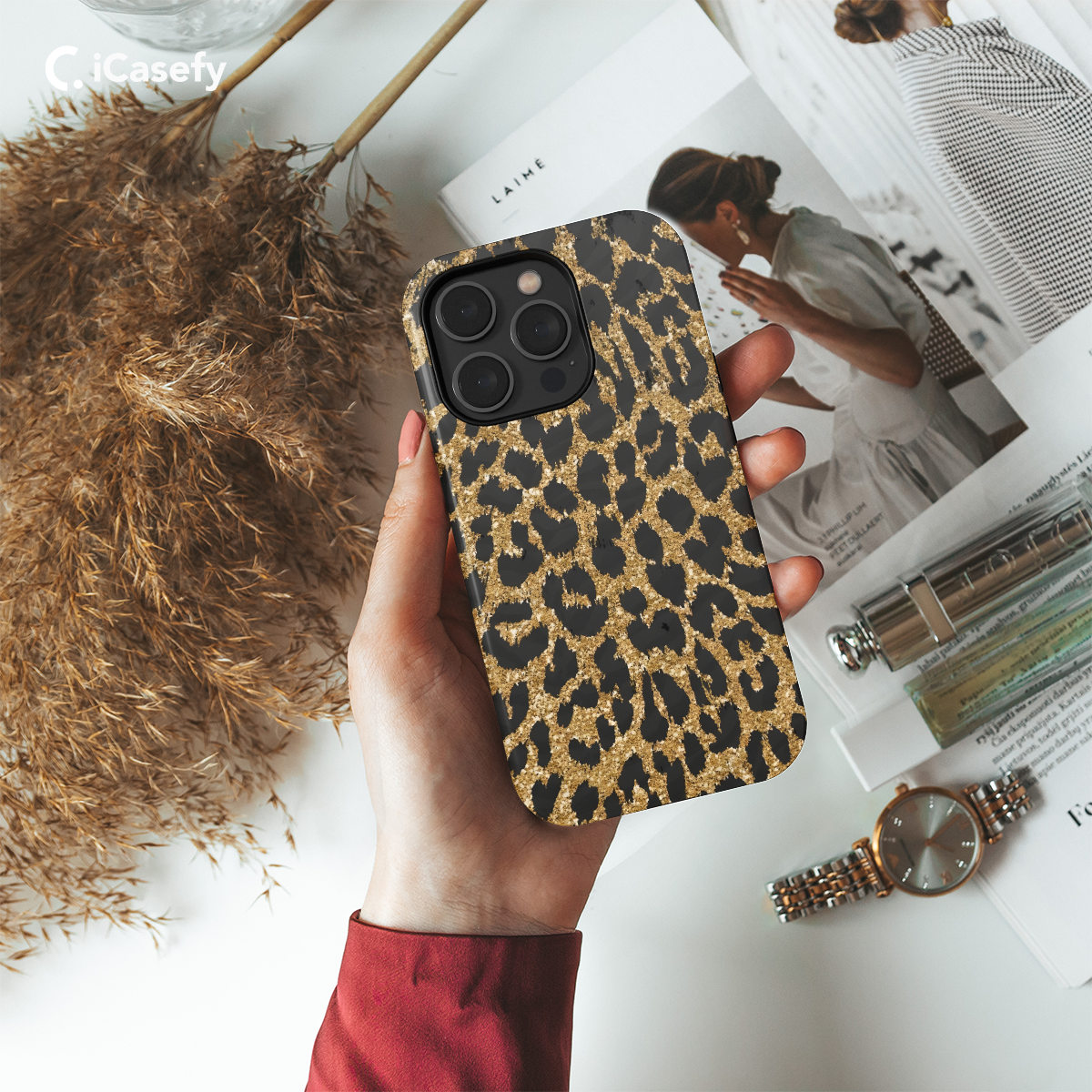 Cheetah Print Phone Case iPhone Samsung Pixel & More 186 - Image 2