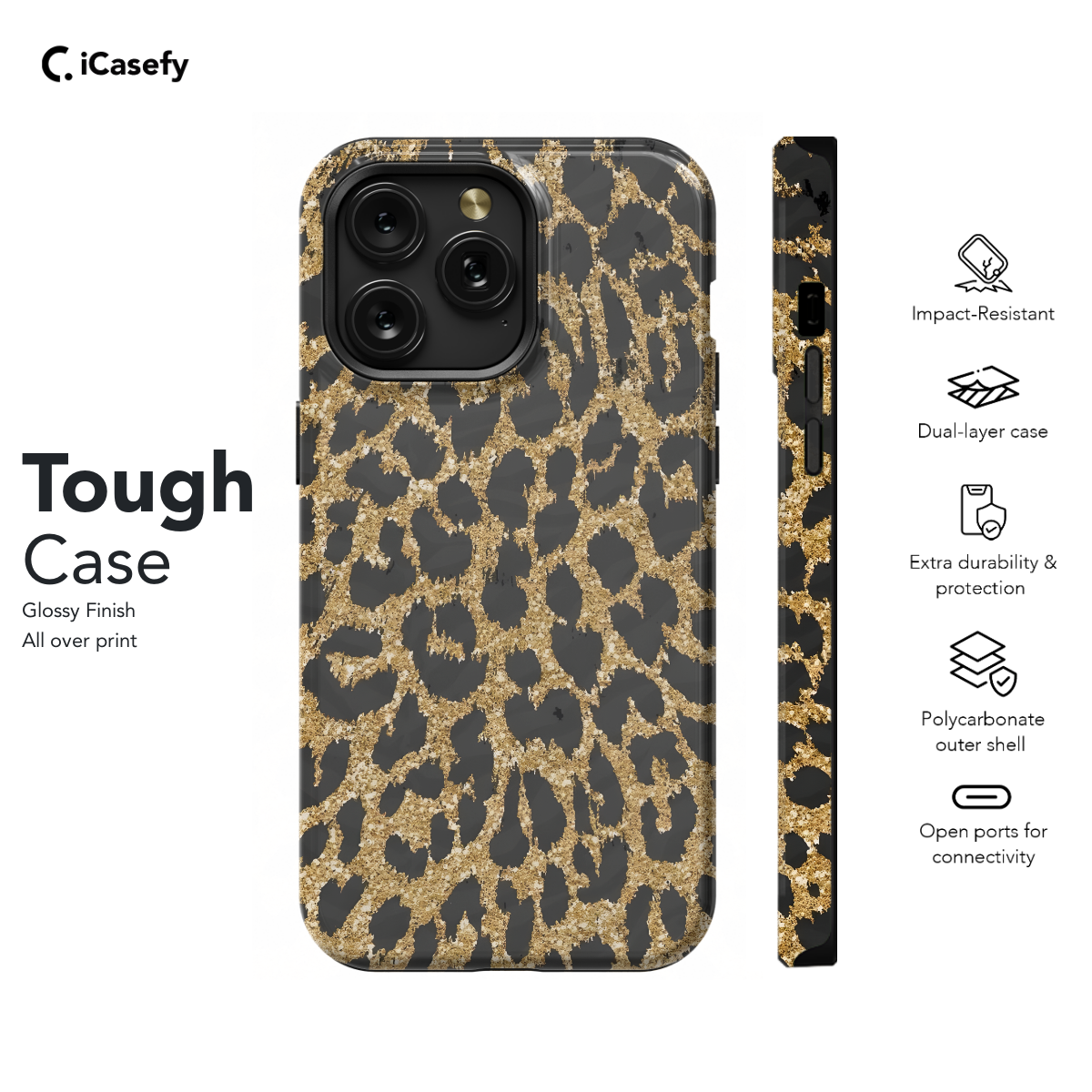 Cheetah Print Phone Case iPhone Samsung Pixel & More 186 - Image 5