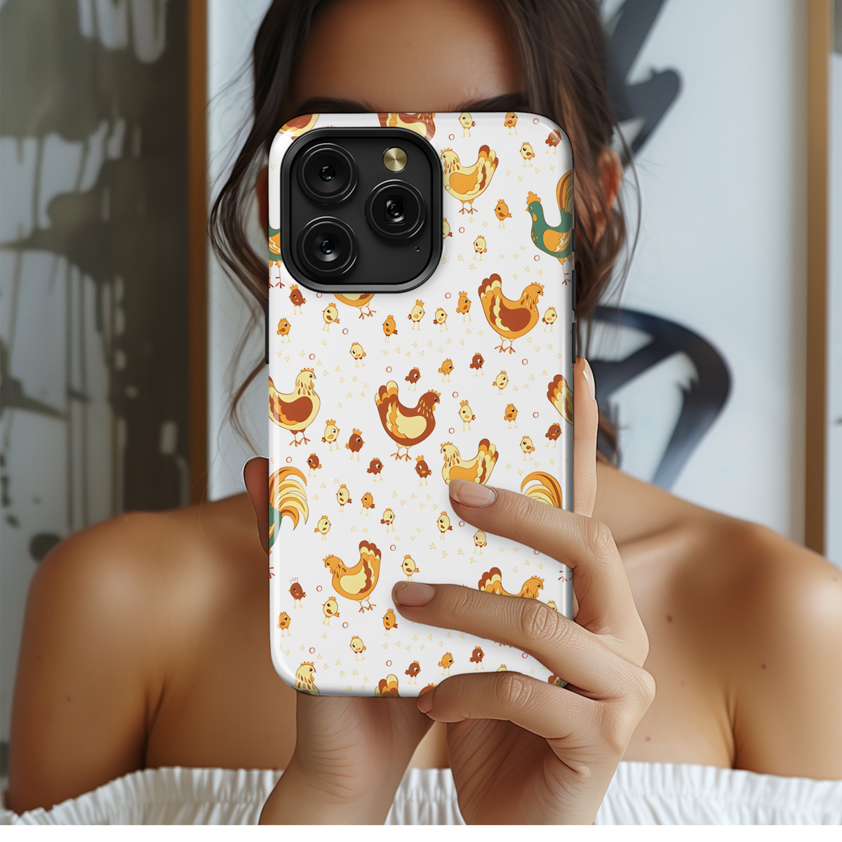 Chicken Phone Case iPhone Samsung Cover Pixel 3251 - Image 2