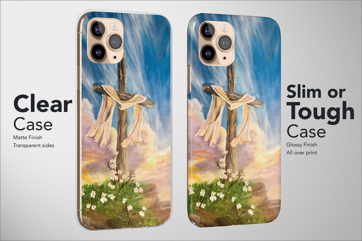 Christian Phone Case Religious Cross Art Aesthetic Cover - Image 4