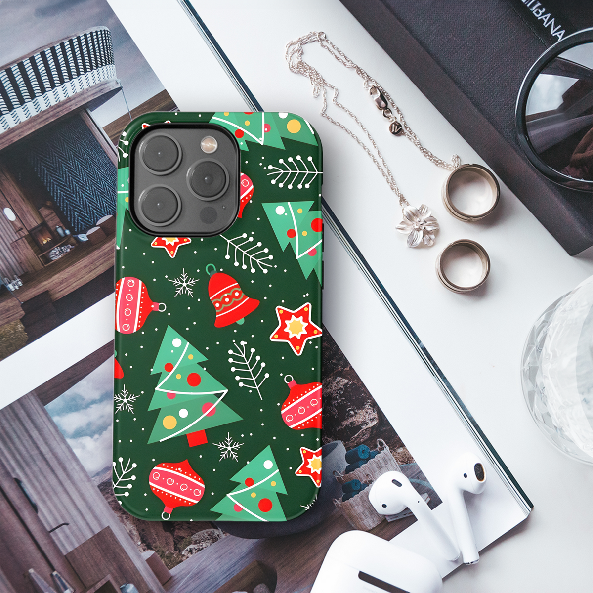 Christmas Pattern Phone Case iPhone Samsung Cover Pixel 2160 - Image 3