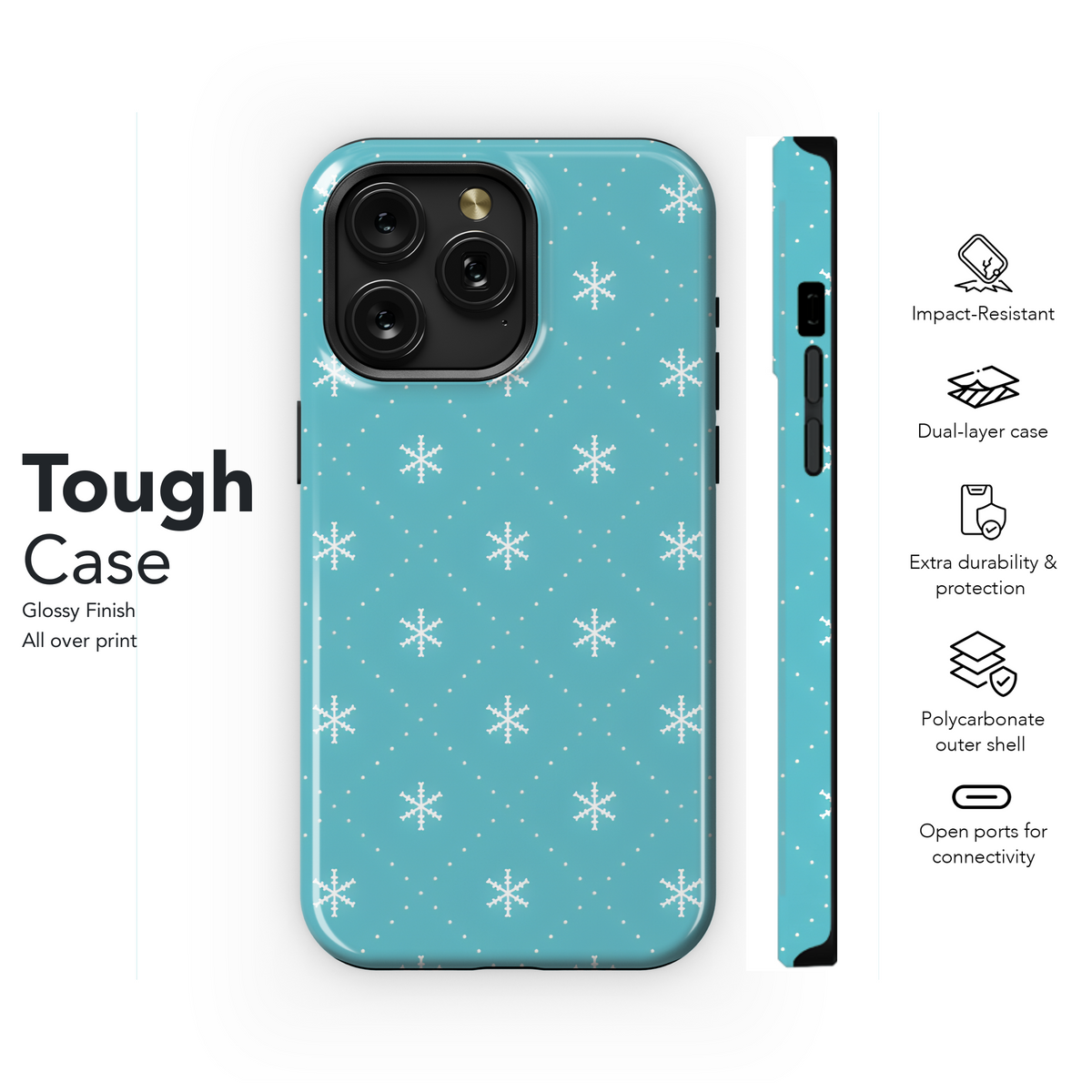 Christmas Seamless Pattern Phone Case iPhone Samsung Cover Pixel 2125 - Image 6