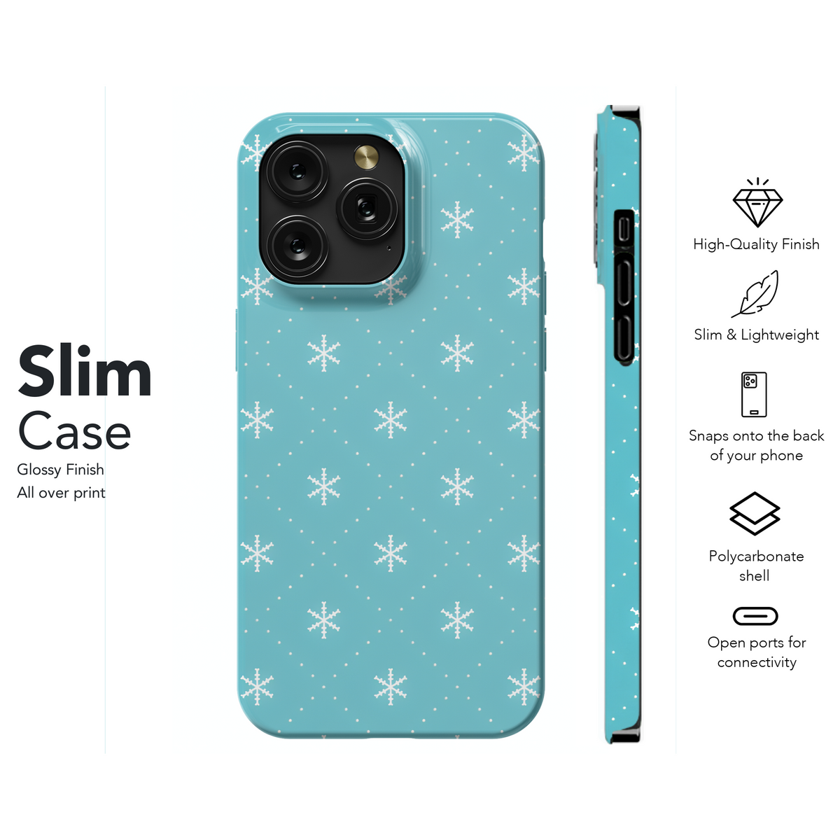 Christmas Seamless Pattern Phone Case iPhone Samsung Cover Pixel 2125 - Image 7