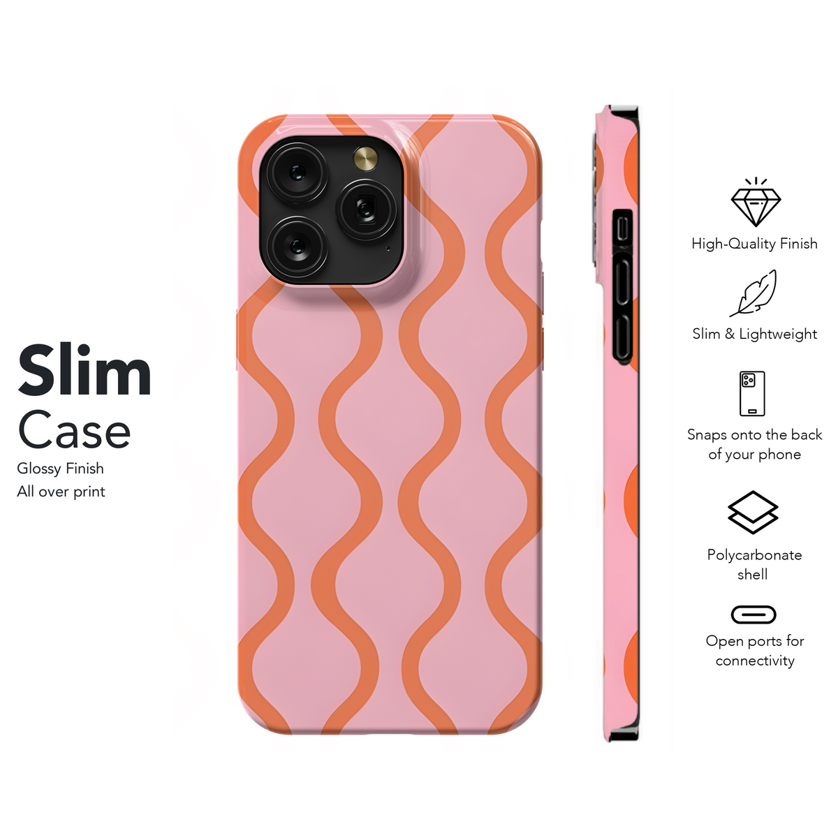 Circus Pattern Wavy Phone Case iPhone Samsung Cover Pixel 2375 - Image 7