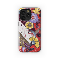 Cirebon Batik Floral Red White Phone Case iPhone Samsung Cover Pixel 3842 - Image 1