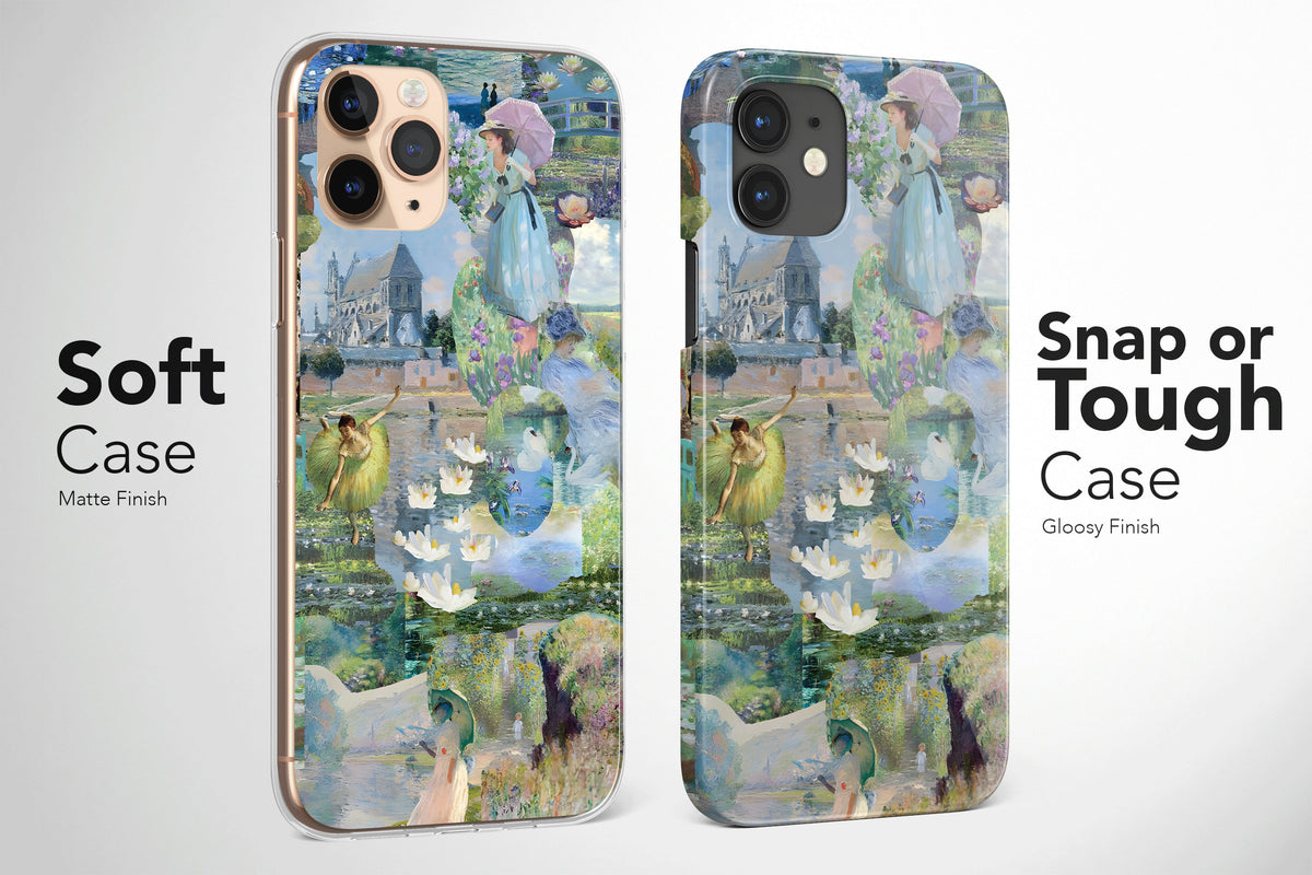 Claude Monet Aesthetic Vintage Phone Case Cover - Image 3