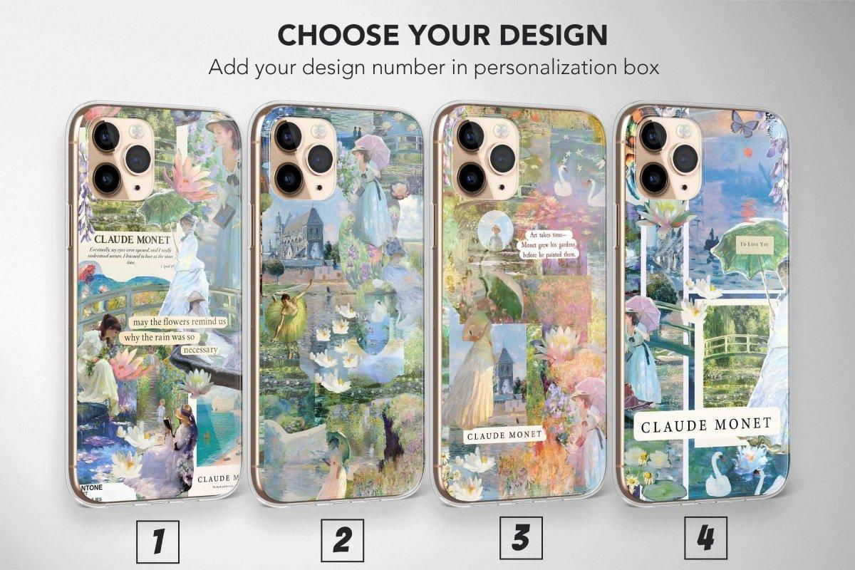 Claude Monet Aesthetic Vintage Phone Case Cover - Image 3