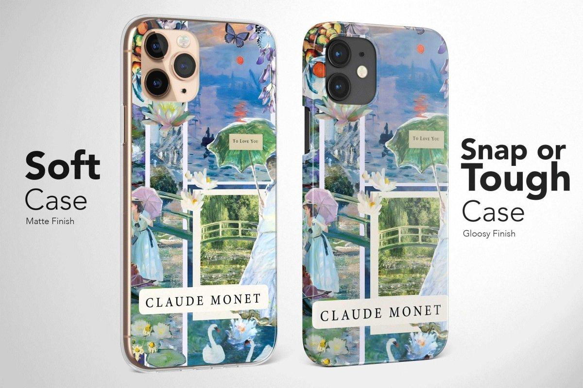 Claude Monet Aesthetic Vintage Phone Case Cover - Image 6